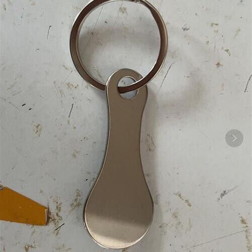 1/3 Pcs Metal Aluminum Alloy Key Ring Coin Holder Keychain S
