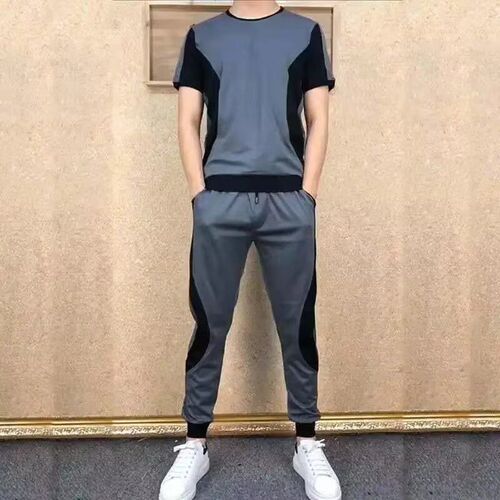Mens Cool Two-piece Set Soft Sretch Thin Quick-drying rendy