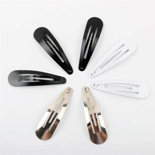 Black frosted drop clip bb clip diy matte paint hair clip ha