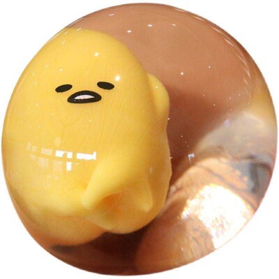 Funky Egg Splat Ball Squishy Toys Stress Relief Eggs Yolk