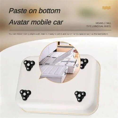 4Pcs Self Adhesive Type Mute Ball Universal Wheel 4 Beads