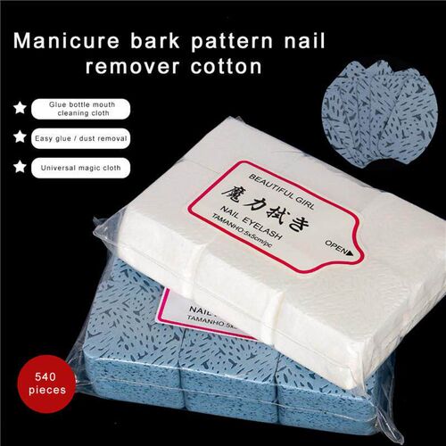 LintFree Cotton Paper Wipes for Eyelash Glue Remover to