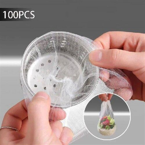 100pcs Disposable Kitchen Sink Filters Sewer Drain