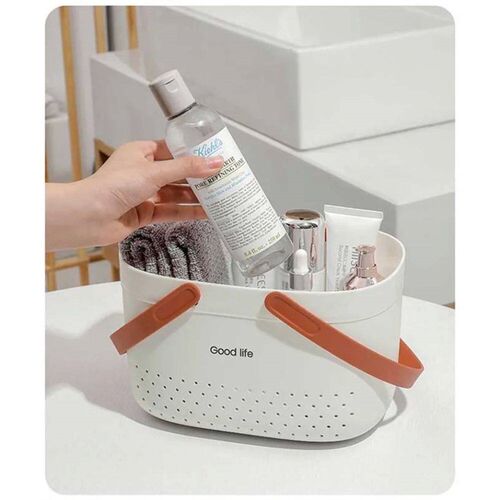 New Large Capacity Wash Basket Plastic Portable Bath Basket