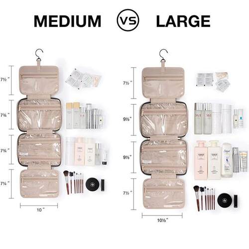 Travel Organizer Hanging Toiletry Bag Men Bathroom Large Por