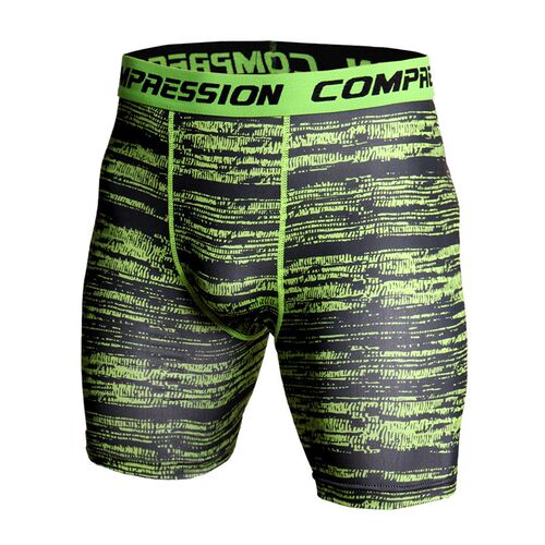 Men Compression Under Layer Short Pants Fashion 3D Print Cam