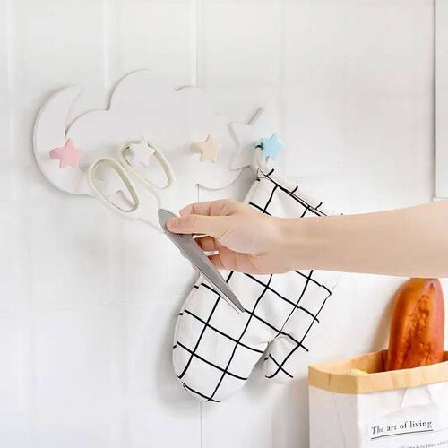 Cloud Cartoon Viscose Hook Wall Hanging Door Dehind The Clot