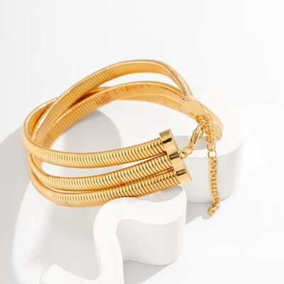 Ingemark Exaggerated Chunky Heavy Metal Twisted Torques Chok