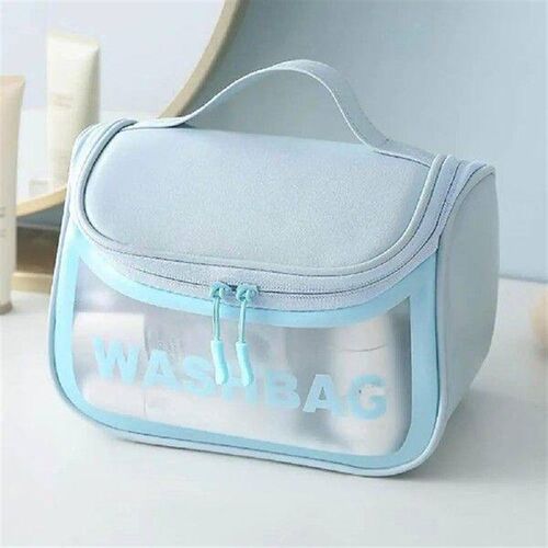 Toiletry Bag with Handle Comfortable Grip Large Capacity