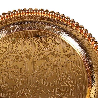 Round Fruit Plate Tabletop Decor Food Storage Container