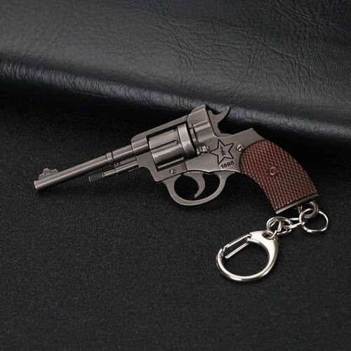 1pc Cool Game Pistol Shape Keychain Metal P92 R45 R1895 Mode