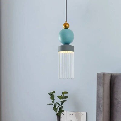 Nordic Modern Minimalist Restaurant Pendant Lights Iron Glas