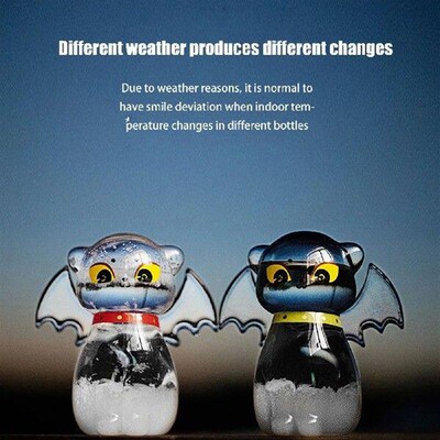 Cute Demons Cat Storm Glass Barometer Bottles Weather