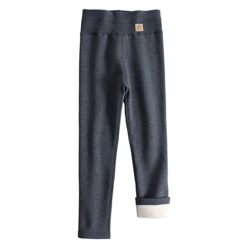 Children Winter Pants For Girls Leggings Thick Berber Fleece