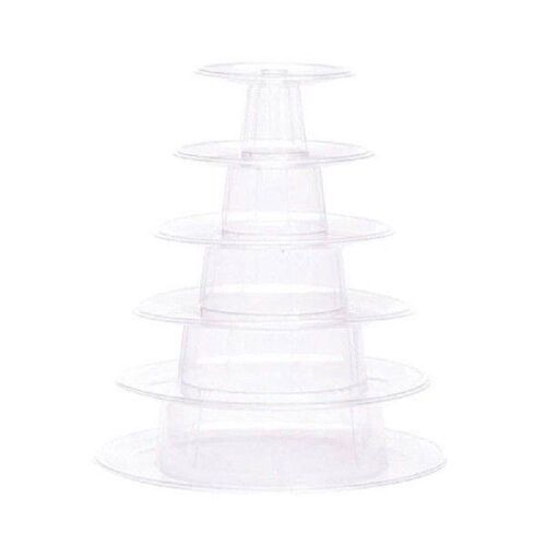 Cake Display Stand with Multitier Designs PET Material for