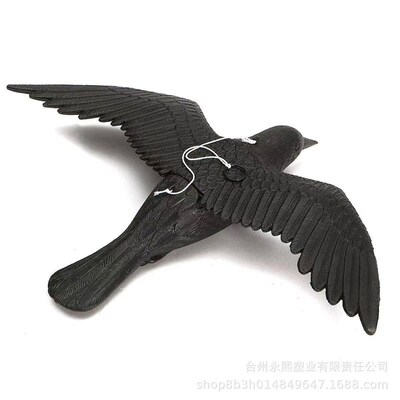 Simulation Crow Plastic Crow Statue Plastic Crow Decor
