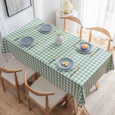 pvc table cloth Mat Waterproof and oil-proof tablecloth desk