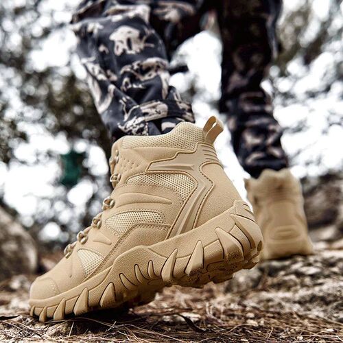 Upgraded Tactics Combat Training Boots Male Outdoors Camping