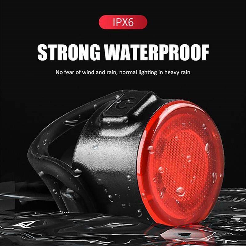 Bicycle Rear Light USB Rechargeable Waterproof Bike Safety W图片