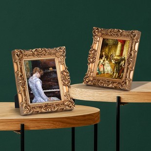 装饰画名画客厅沙发背景墙卧室餐厅玄关挂画金色挂画含框装饰油画