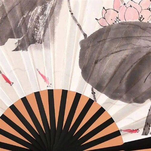 Chinese Classical Folding Fan Vintage Style Exquisite
