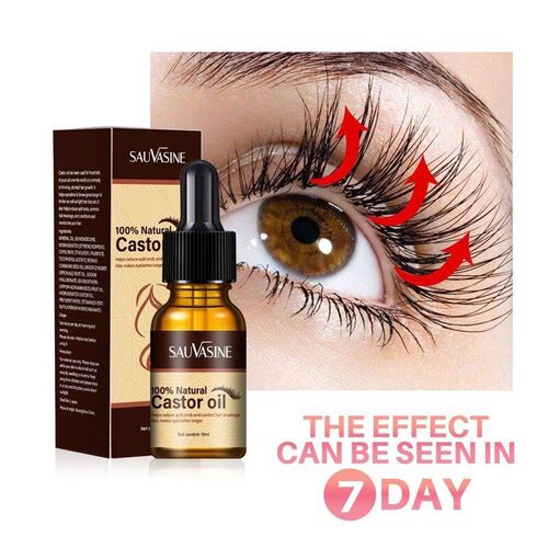 跨境castor oil 柔顺眉毛睫毛护发温和滋润发根10ml
