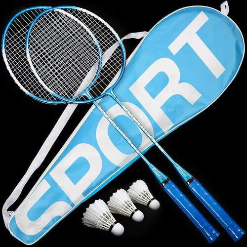 工厂好物Set of 2 badminton rackets羽毛球拍2只装 成人合金分体