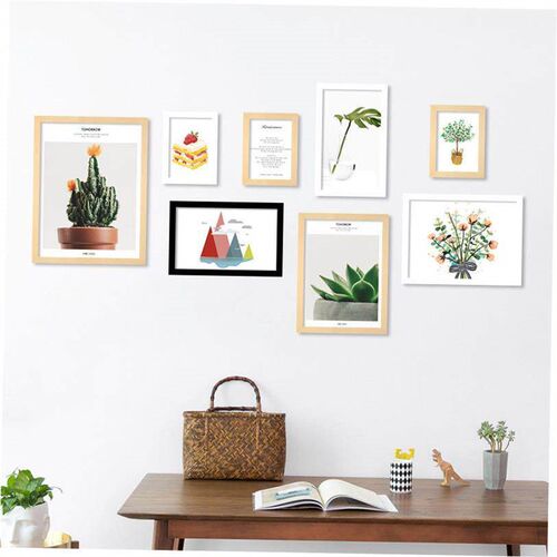 Nordic simple wooden photo frame square picture frames 相框