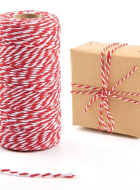 100M/Roll Cotton Cord Baker Twine Colorful Cotton Crafts Twi