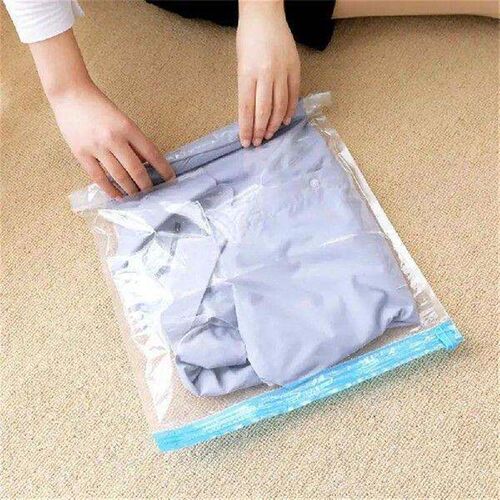 Reusable Clothes Air Vacuum Bags Roll Up Compression