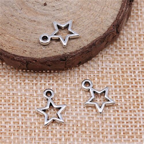 WYSIWYG 40pcs 12mm Antique Silver Color Antique Bronze Cute
