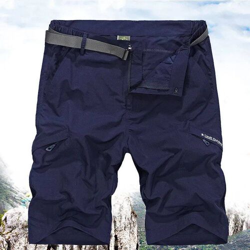 Mens Outdoor Casual Shorts Rip-stop Military Multi-pocket S