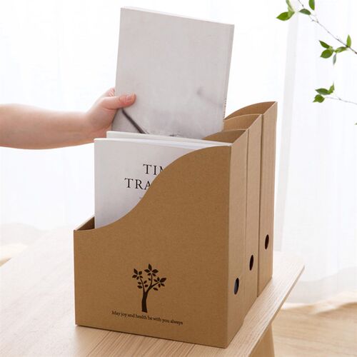 1 PCS File Paper Holder Desktop File Organizer for Books, Do