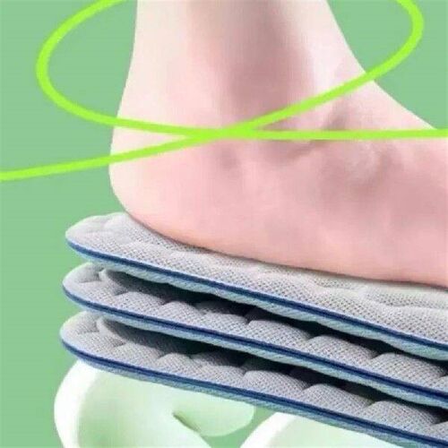 5D Cloud Massage Insole U-shaped Heel Cup Cuttable Shoe Pad