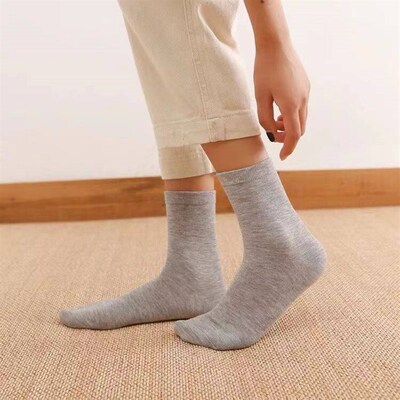 [fac Direct Sales] Mens Mid-calf Foot Bath Shop Socks Seven
