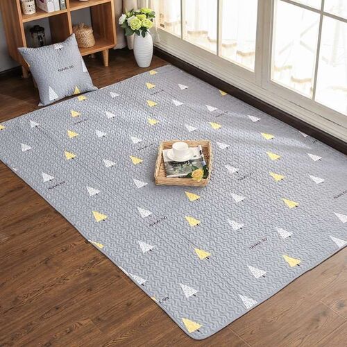 Nordic Cotton Fabric  Floor Mat Home Bedroom Coffee Table Ta