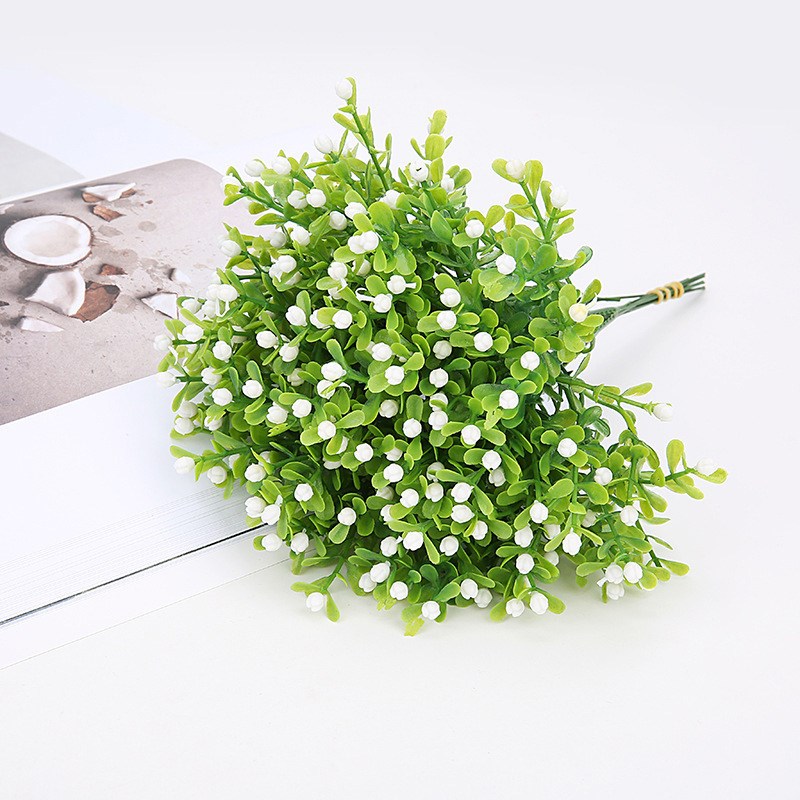 Artificial Milan Flowers Bouquet For Party Wedding Fake Plan图片