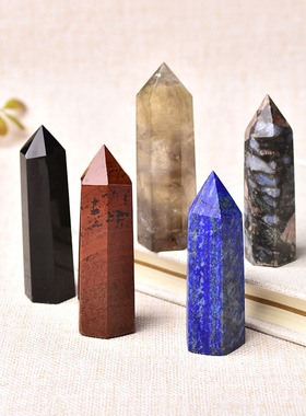 30 Color Natural Stones Crystal Point Wand Amethyst Rose Qua