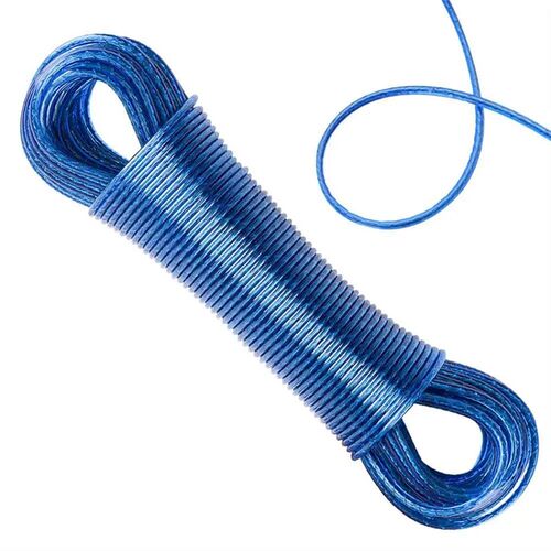 20M 3mm Long Rope Drying Clothes Hangers Washing Lines Steel