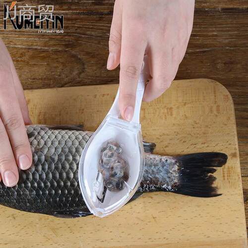 Fish Skin Brush Fast Remove Fish Scale Scraper Planer Tool