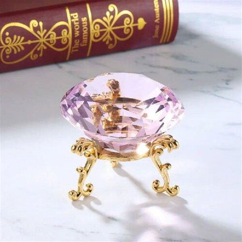 Faceted Cut Clear Crystal Diamond Romantic Creativity