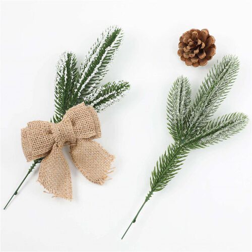Faux Pine Branch Plastic Pine Branch 30 Realistic