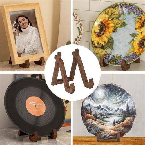 Wooden Kitchen Counter Item Display Rack Multifunctional