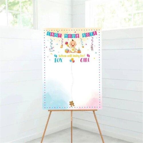 Baby Shower Party Sticker Set Gender Secret Game Birthday