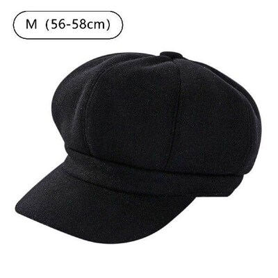 Female Fashion French Beret Cap Fashionable Soft Cotton