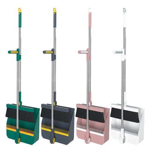 Multi-purpose soft-bristle hair-resistant broom