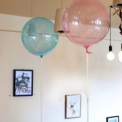 10/18/24/36 Inch PVC Clear Bubble Balloon Crystal Color Bobo