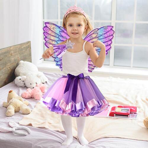 Fairy Costume Set 3 Pcs Fairy Princess Costume For Girls Inc