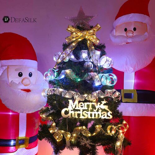 Christmas LED light string Christmas ribbon Christmas tree D