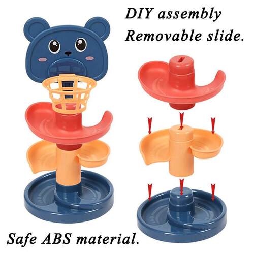 Baby Toys Rolling Ball Pile Tower Early Educational Toy For
